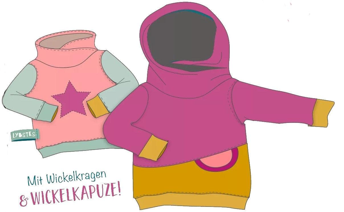 Schnittmuster Hoodie/Pullover Kinder Gr. 56-122 - elli&else