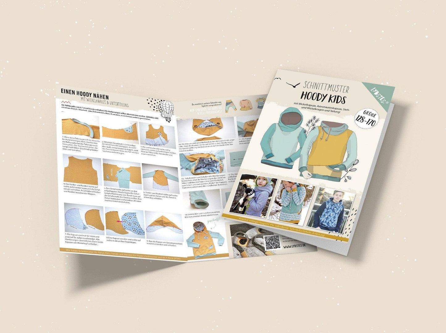 Schnittmuster Pullover/Hoodie Kids Gr. 128-170 - elli&else