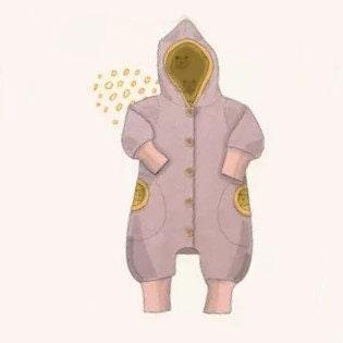 Schnittmuster Walkanzug Jolly Jumper Gr. 50-122 - elli&else