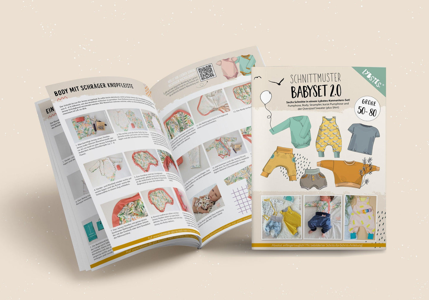 Schnittmuster Babyset 2 Gr. 50-80 - elli&else