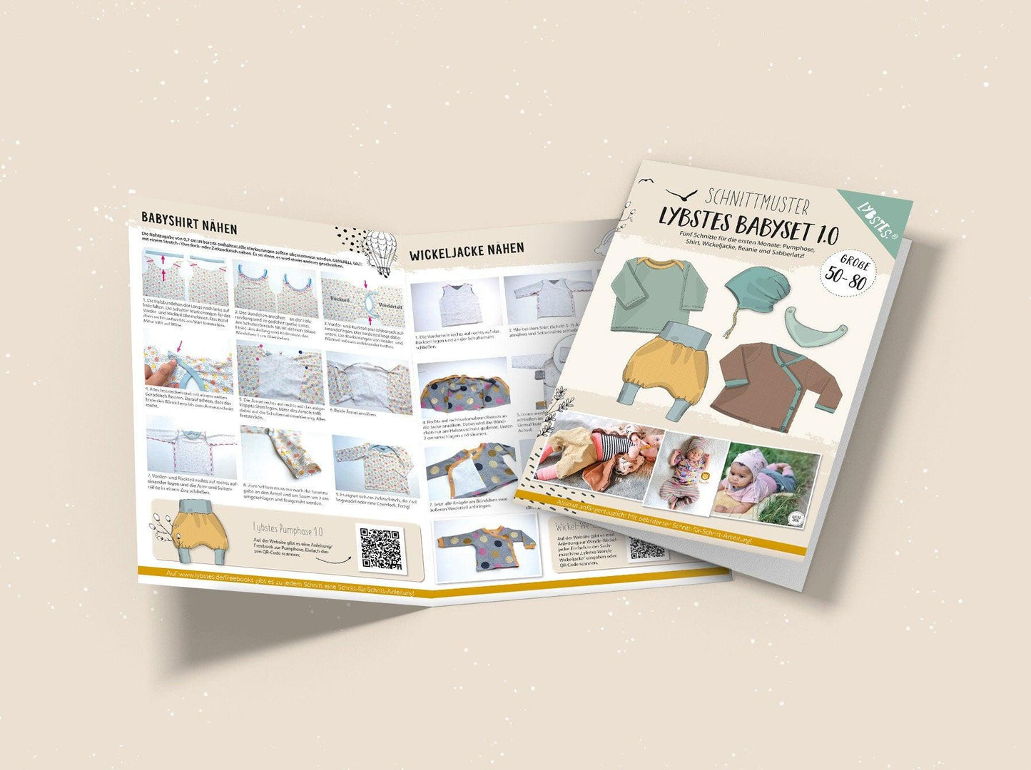 Schnittmuster Babyset 1 Gr. 50-80 - elli&else