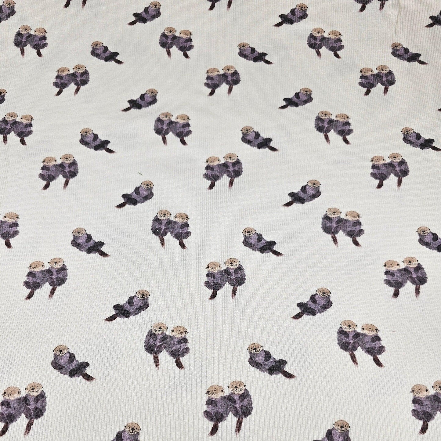 Rib Jersey Otter and Friends von Family Fabrics - elli&else