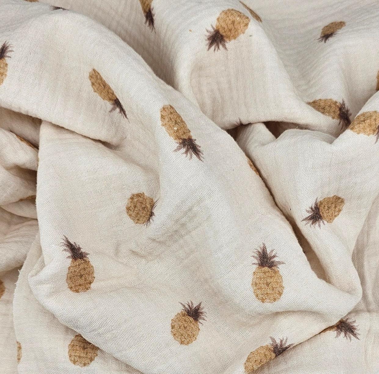 Musselin Ananas von Family Fabrics - elli&else
