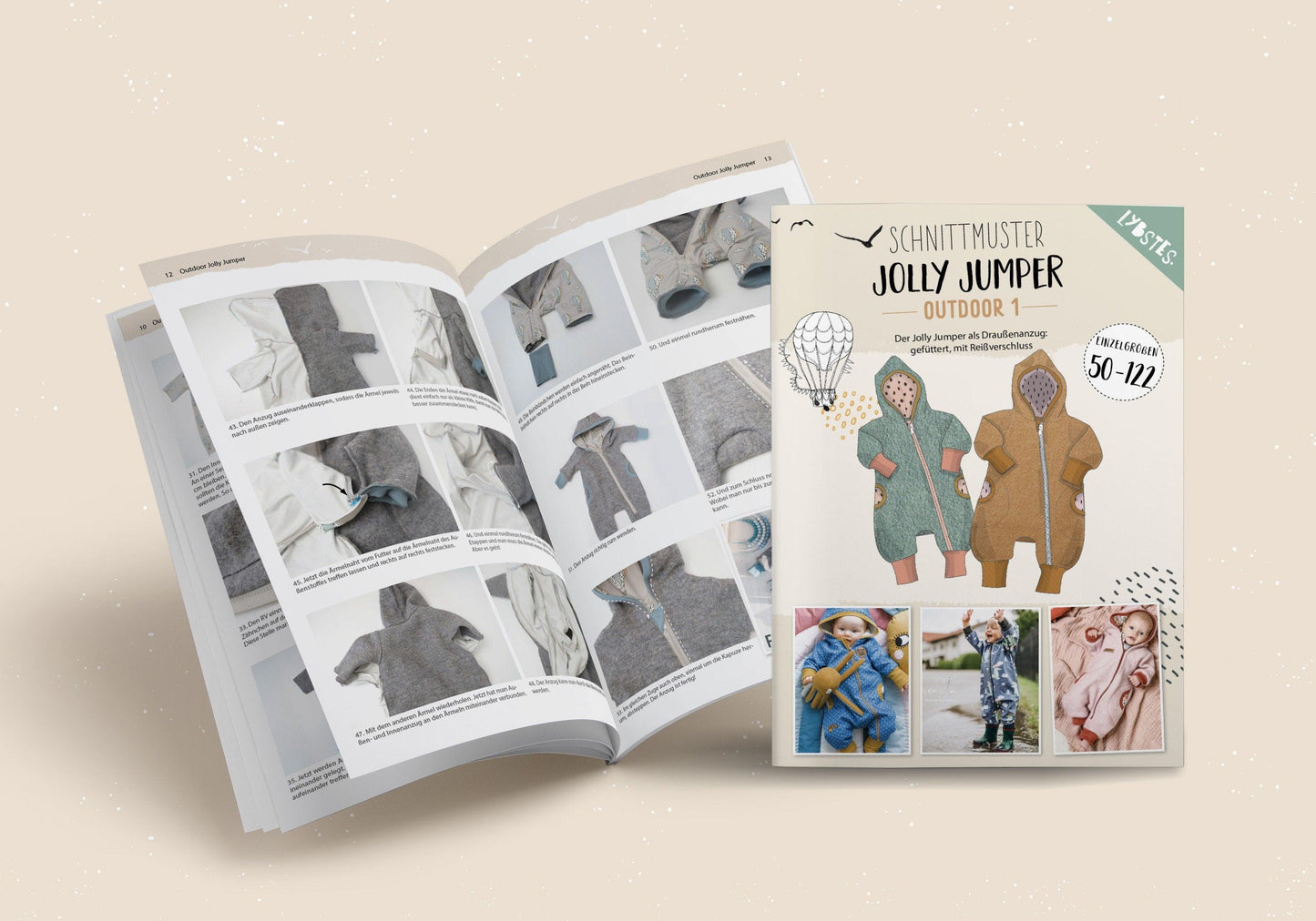 Schnittmuster Jolly Jumper Outdoor Gr. 50-122 - elli&else