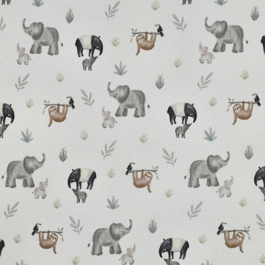 Rib Jersey Safari Tiere