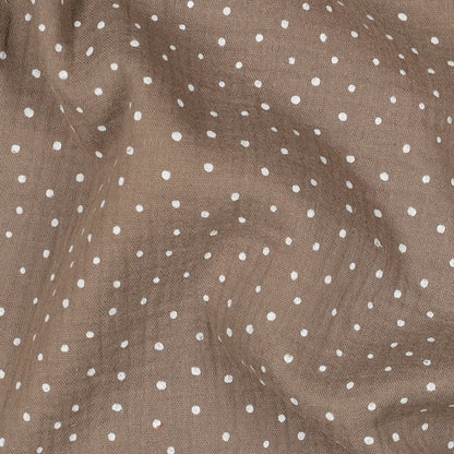 Musselin Konfetti Punkte taupe - elli&else