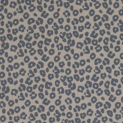 12m Rib Jersey Leo Print beige grau Meterware - elli&else