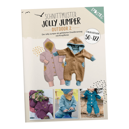 Schnittmuster Walkanzug Jolly Jumper Gr. 50-122 - elli&else