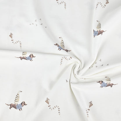 Jersey Dackel mit Ente von Family Fabrics - elli&else