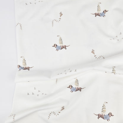 Jersey Dackel mit Ente von Family Fabrics - elli&else