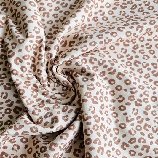 Jersey Leo/Leopard Print beige