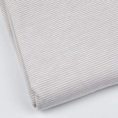 Ringeljersey beige-weiß
