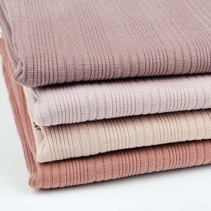 Rib Jersey mit unregelmäßigen Rippen