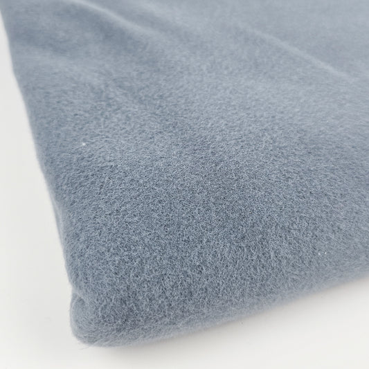 Bio-Baumwollfleece - dusty blue