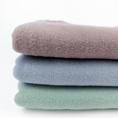 Bio-Baumwollfleece - dusty mint