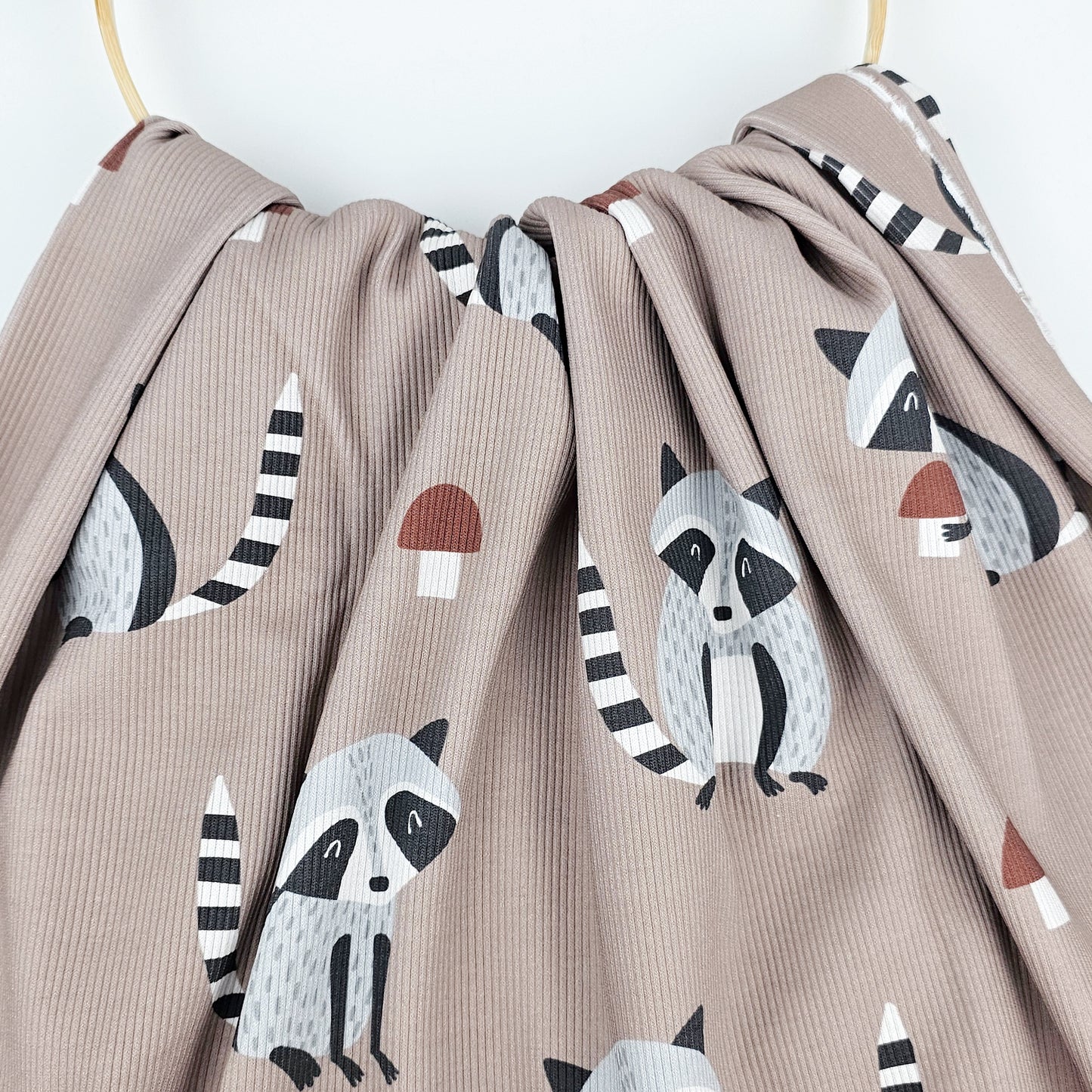 Rib Jersey Waschbär