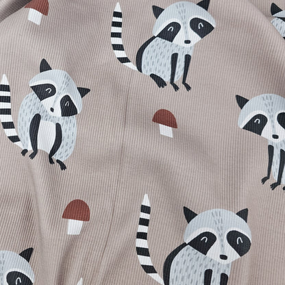 Rib Jersey Waschbär