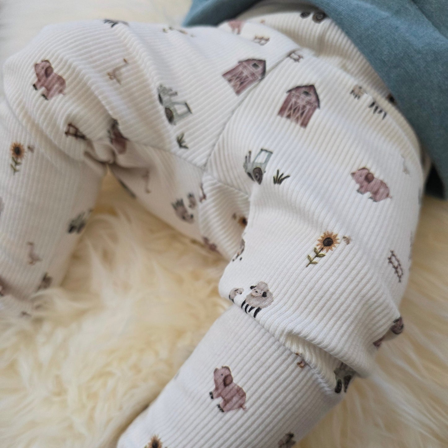 Rib Jersey Bauernhof mini