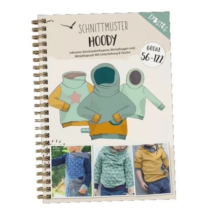 Schnittmuster Hoodie/Pullover Kinder Gr. 56-122 - elli&else