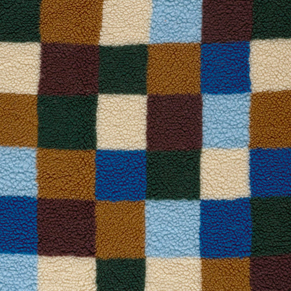 Teddy Stoff Karos - blau