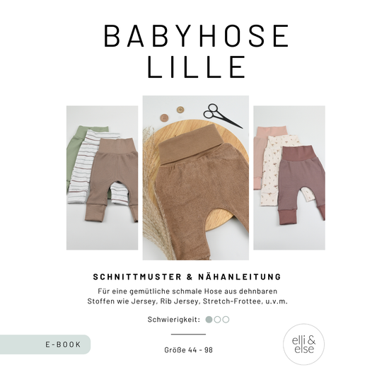 Schnittmuster Babyhose LILLE | E-Book