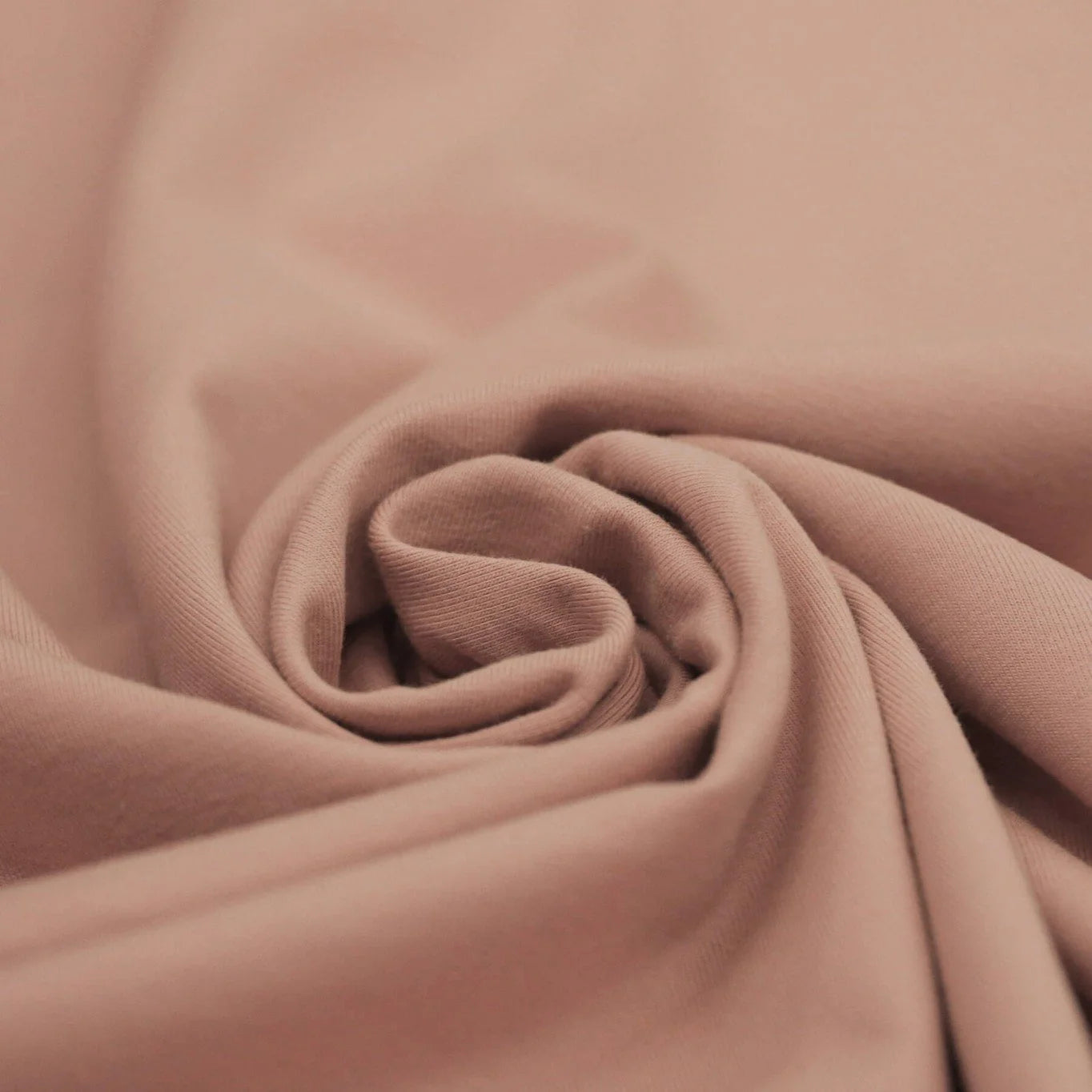 Bio Jersey uni dusty rosé