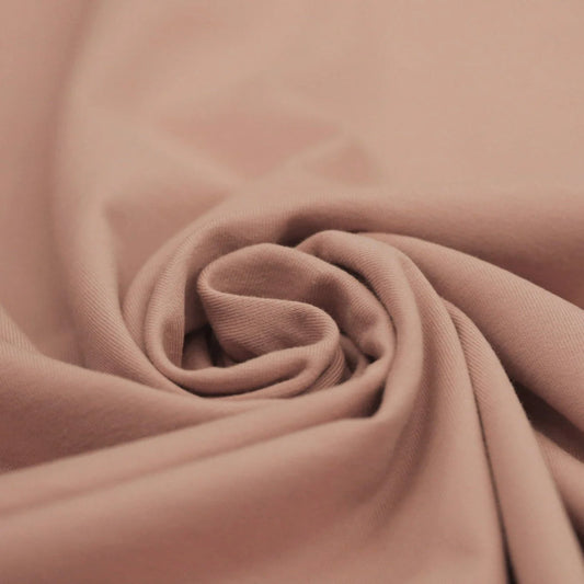 Bio Jersey uni dusty rosé