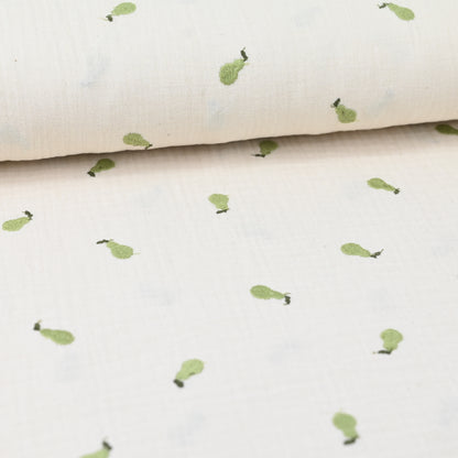 Musselin gestickte Birnen