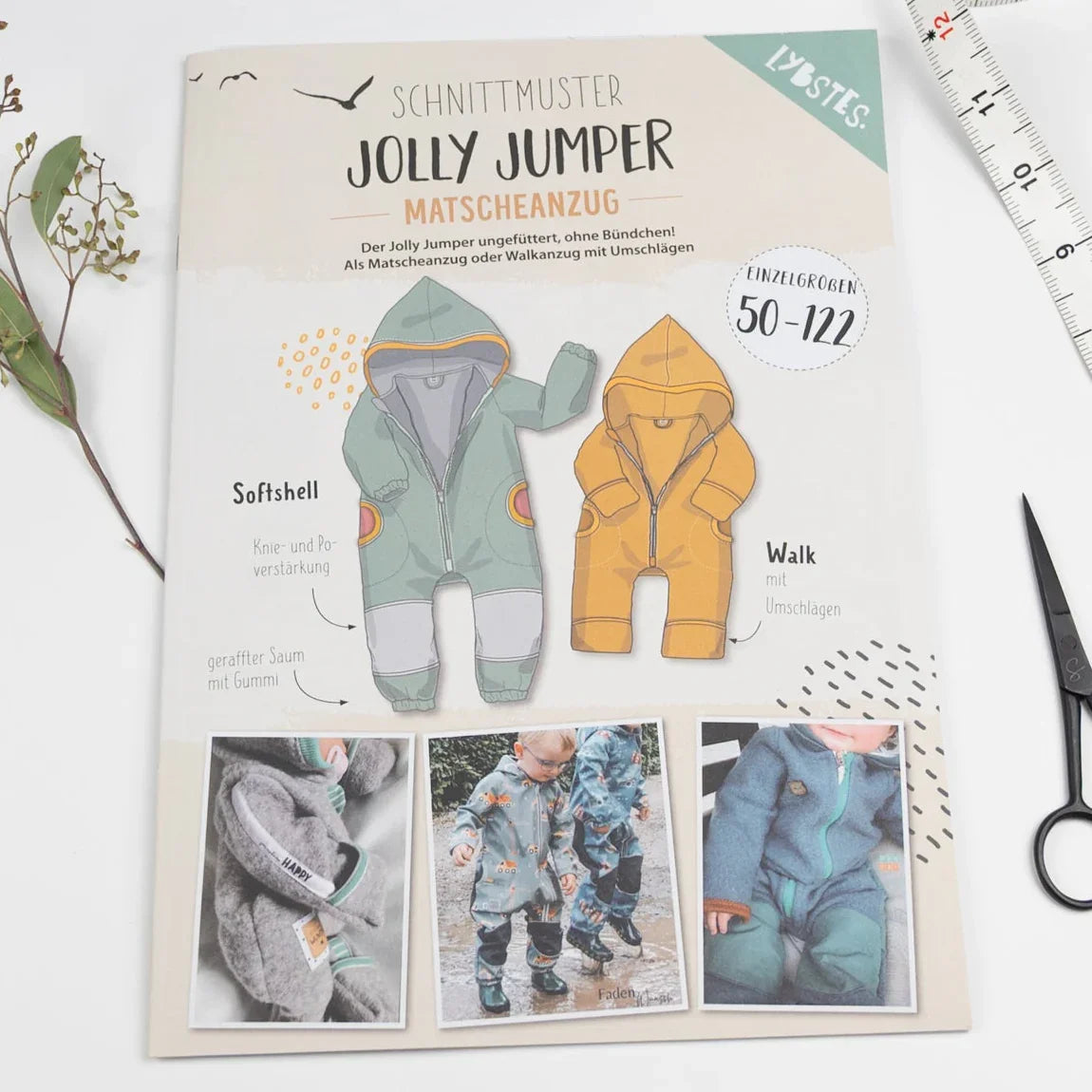 Schnittmuster Jolly Jumper Matschanzug Gr. 50-122 - Stoff bei elli&else