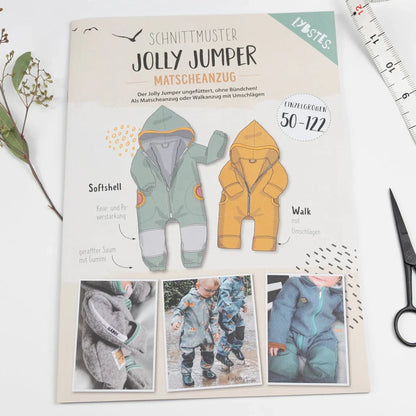 Schnittmuster Jolly Jumper Matschanzug Gr. 50-122 - Stoff bei elli&else