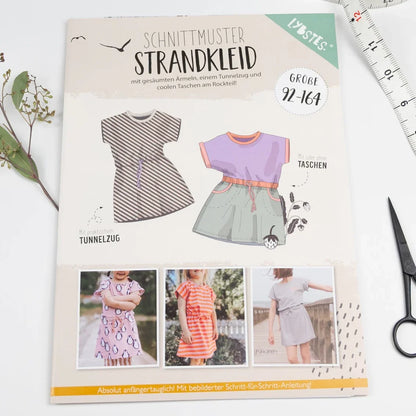 Schnittmuster Strandkleid Kinder Gr. 92-164 - Stoff bei elli&else
