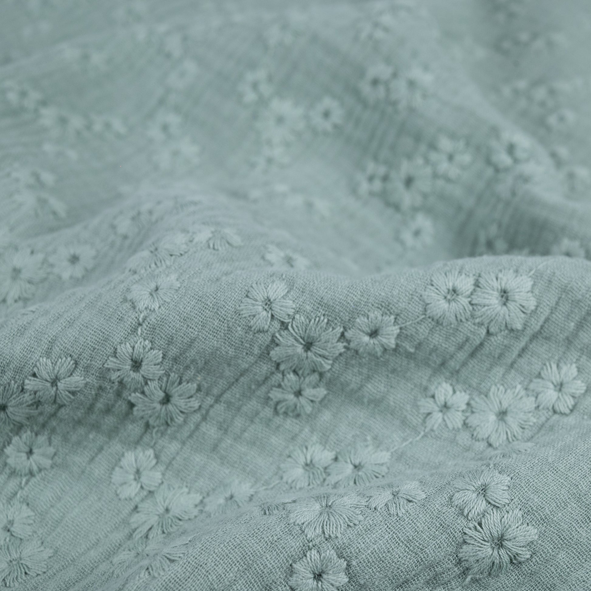 Musselin Embroidery salbei - elli&else