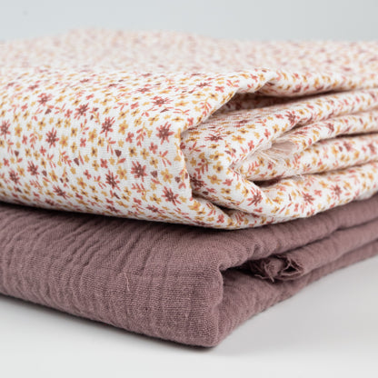 Musselin Millefleurs mauve - elli&else