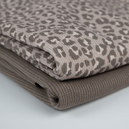 Rib Jersey Leo greige