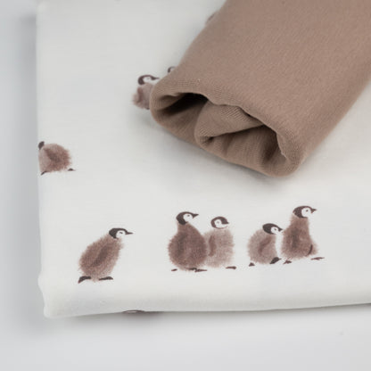 Jersey Pinguine | Family Fabrics  - Stoff von elli&else.