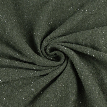 Jersey Konfetti Sprenkel - waldgrün - elli&else