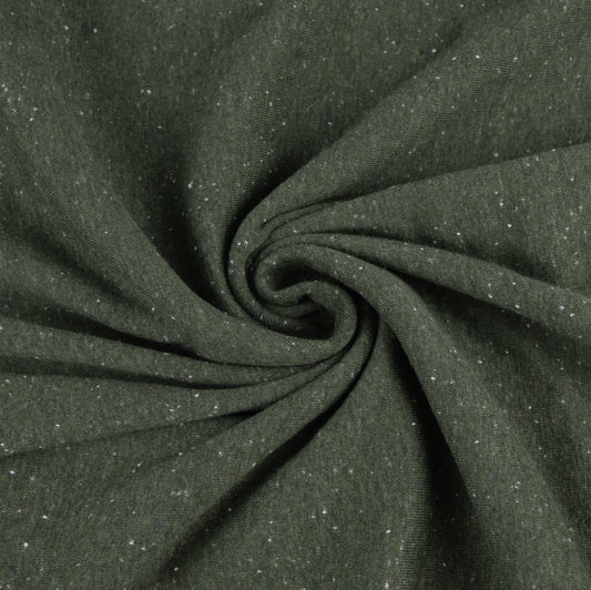 Jersey Konfetti Sprenkel - waldgrün - elli&else
