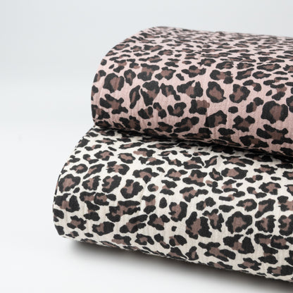 Musselin Leo Print natur - elli&else