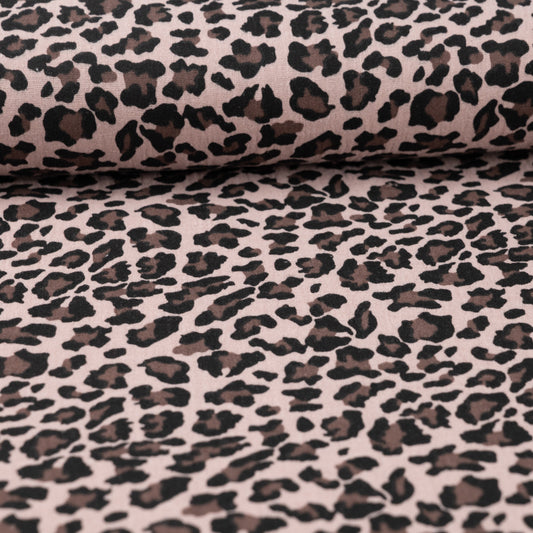 Musselin Leo Print light rose - elli&else