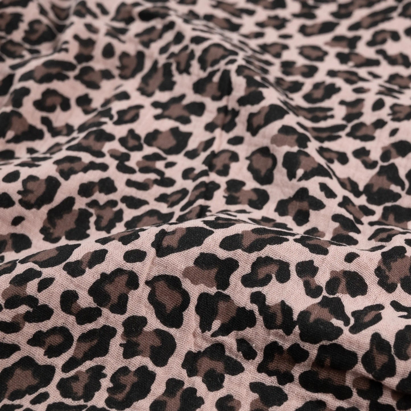 Musselin Leo Print light rose - elli&else