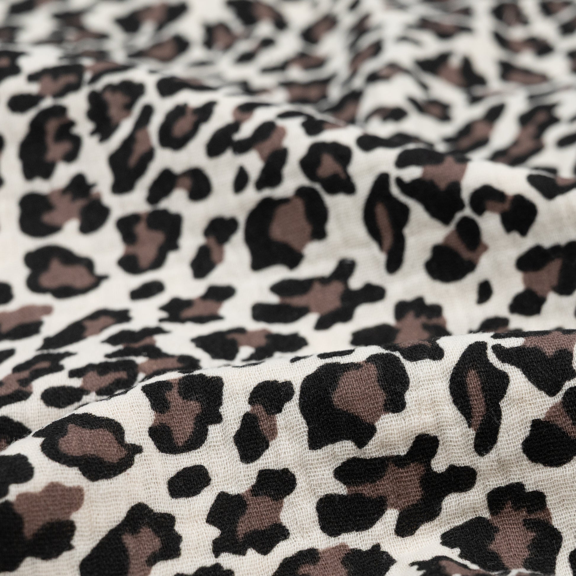 Musselin Leo Print natur - elli&else