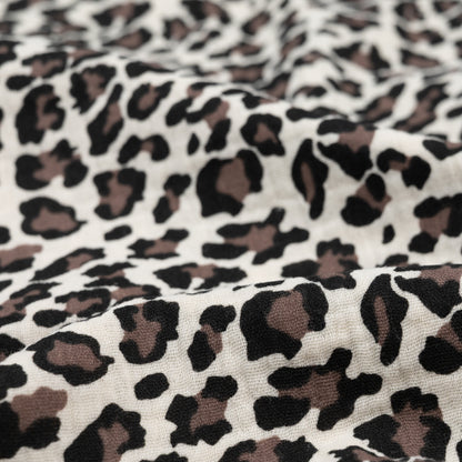 Musselin Leo Print natur - elli&else