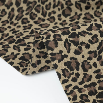 Musselin Leo Print kakao - elli&else