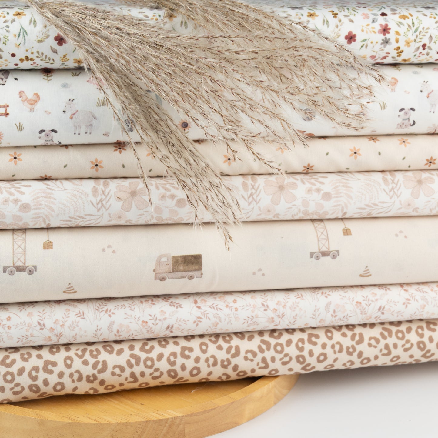 Popeline Leo beige