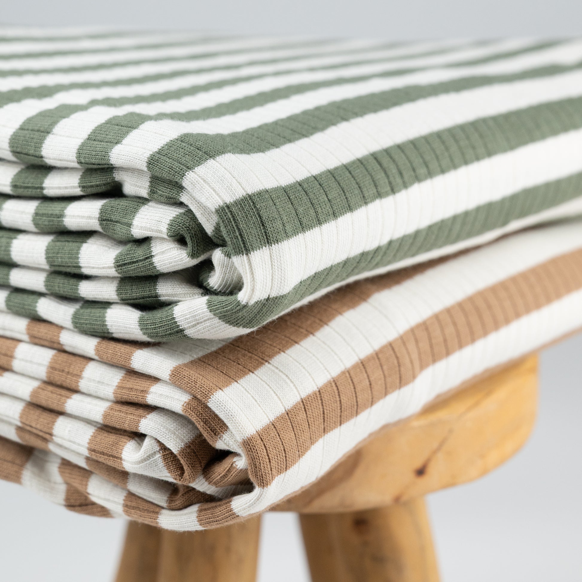 Rib Jersey Streifen zimt - elli&else