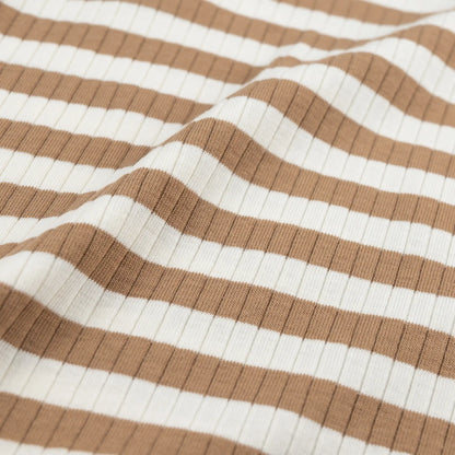 Rib Jersey Streifen zimt - elli&else