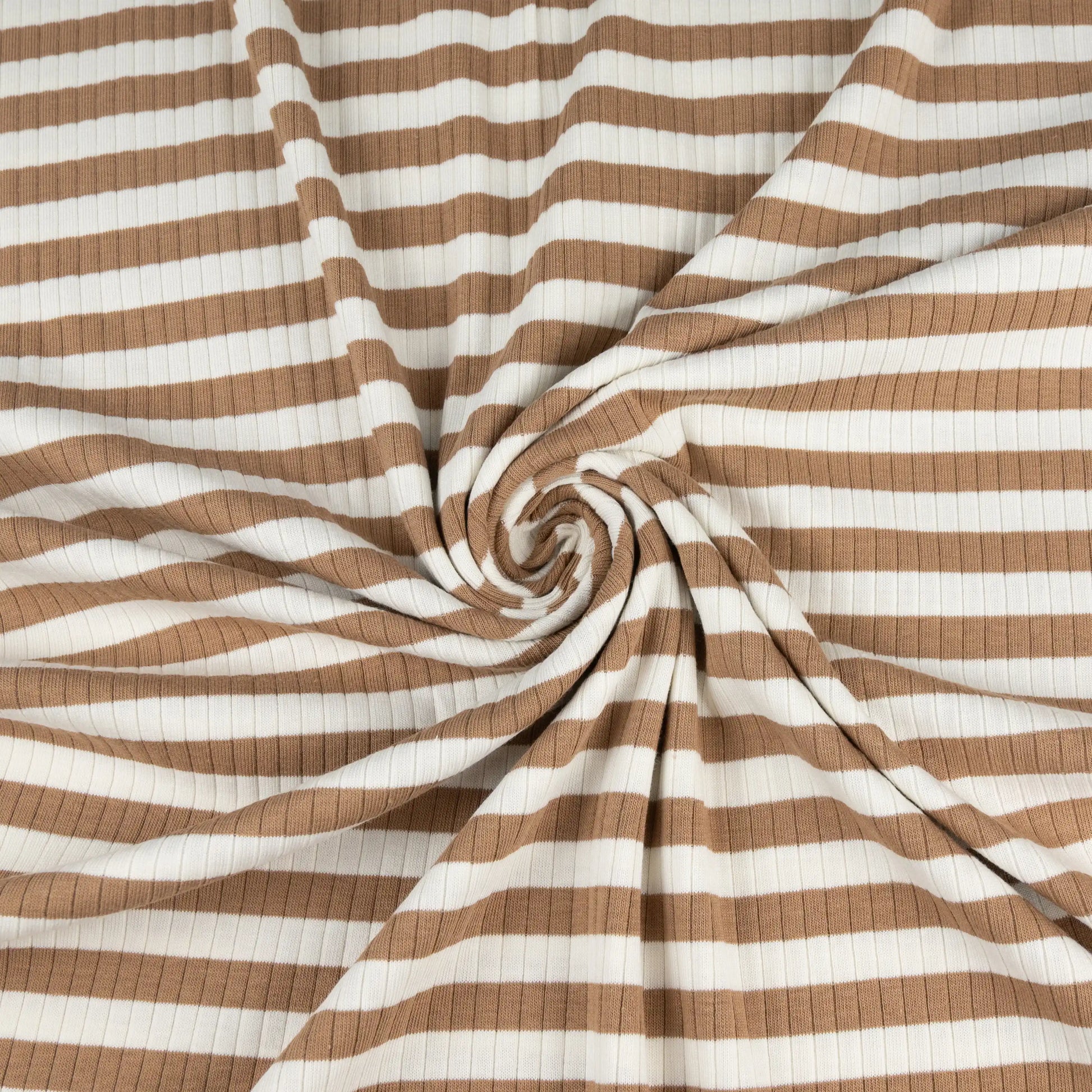 Rib Jersey Streifen zimt - elli&else