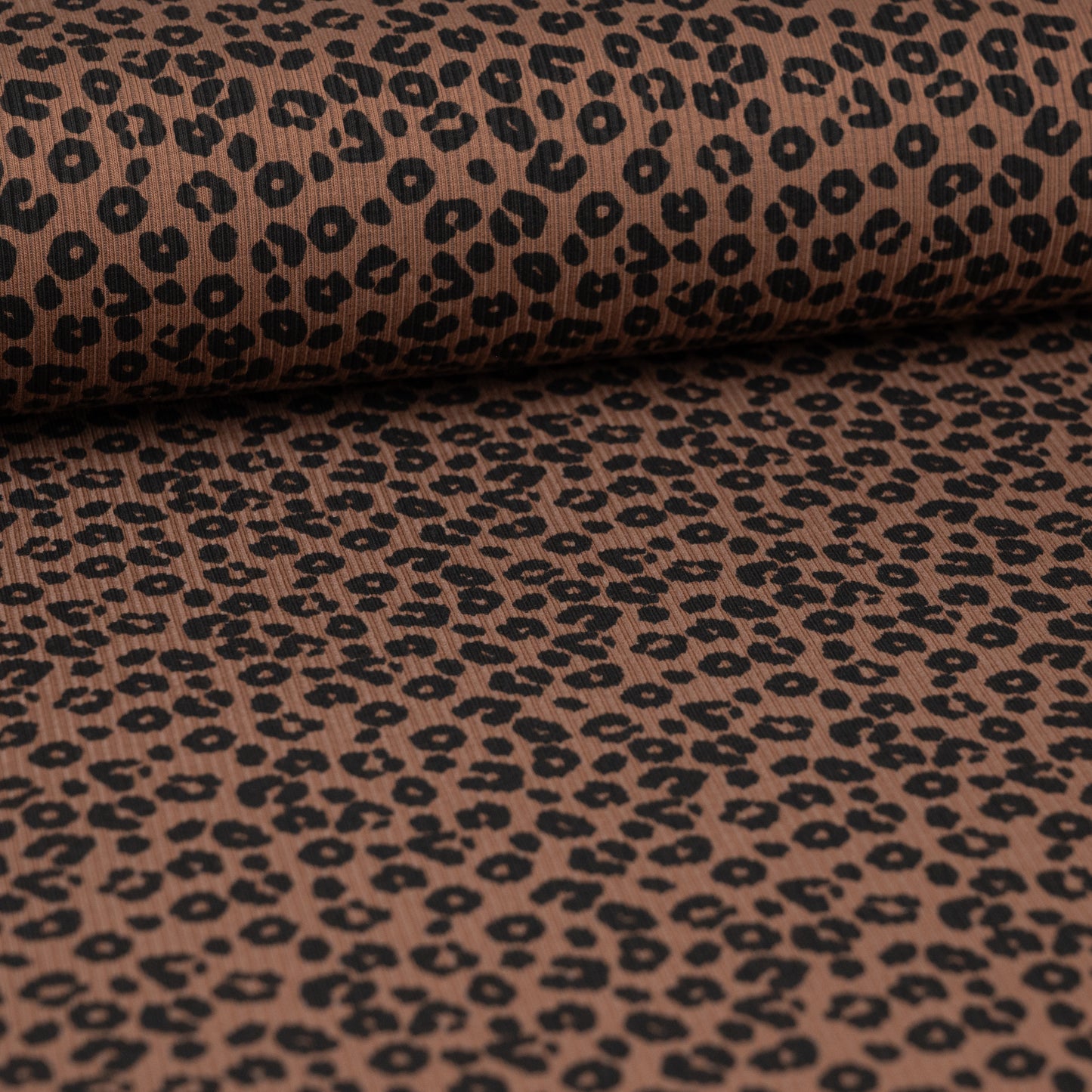 Rib Jersey Leo Print braun - elli&else