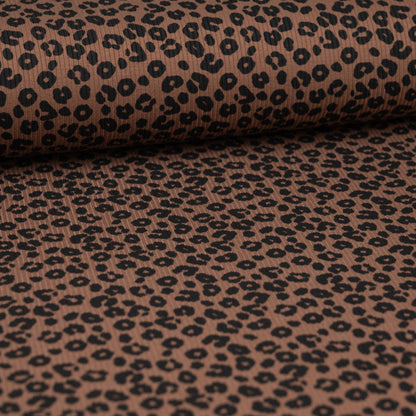 Rib Jersey Leo Print braun - elli&else