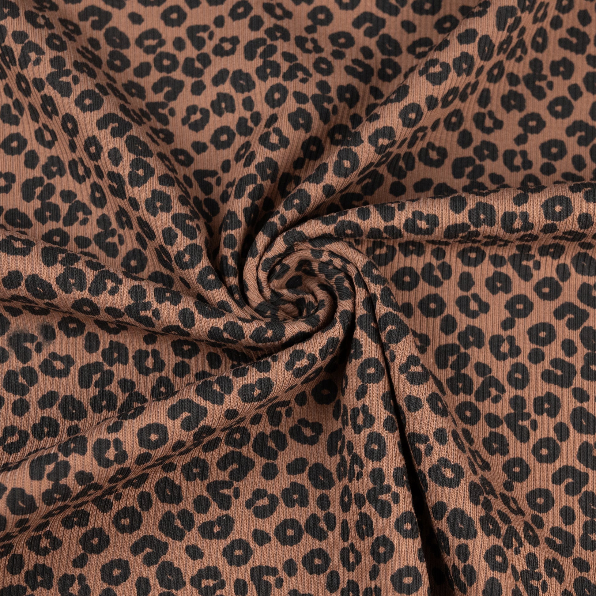 Rib Jersey Leo Print braun - elli&else